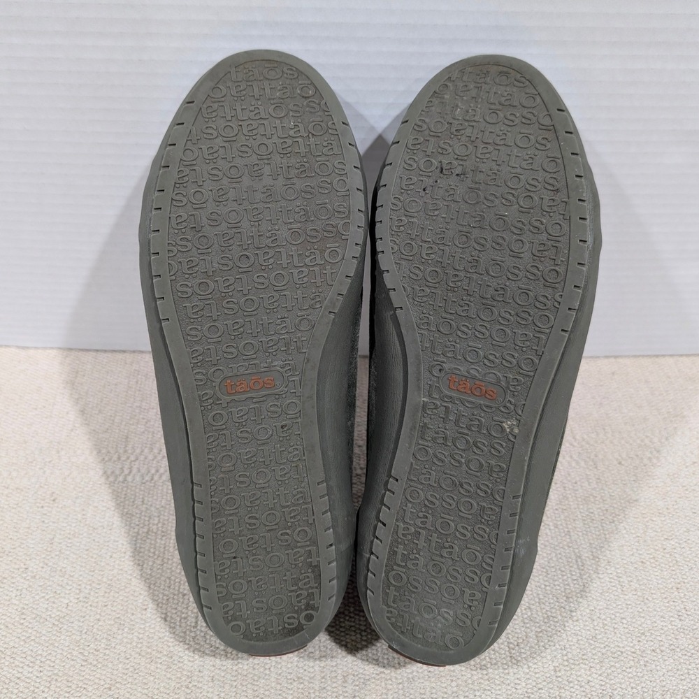 Taos Star Olive Green Canvas Low Top Lace Up Sneakers Womens 9 - Picture 6 of 11